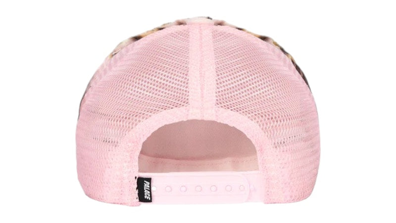 Palace Claw Furry Trucker Leopard Pink