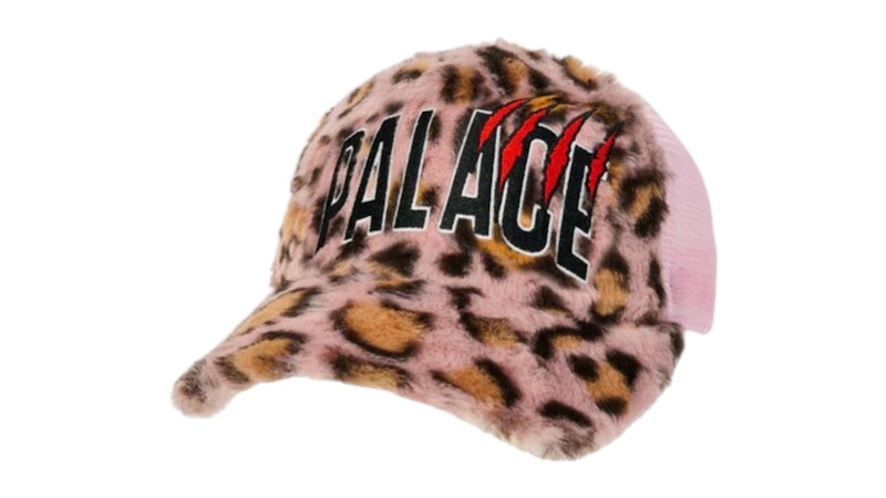 Palace Claw Furry Trucker Leopard Pink