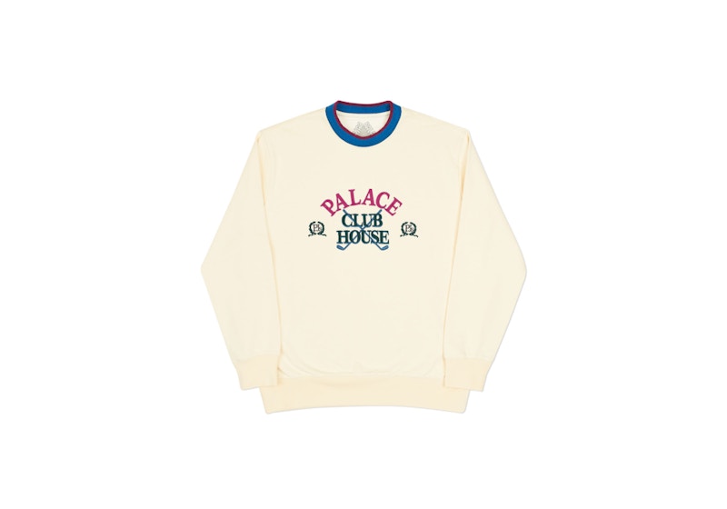 Palace Clubhouse Crew Cream