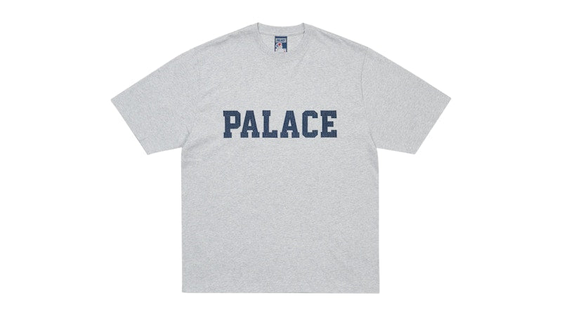 Palace College T-Shirt Grey Marl