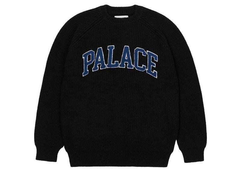 Palace Collegiate Knit Black