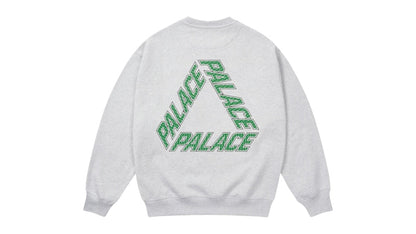 Palace Collegiate P3 Crew Grey Marl