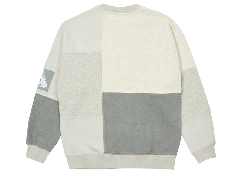 Palace Colour Block Crew Grey