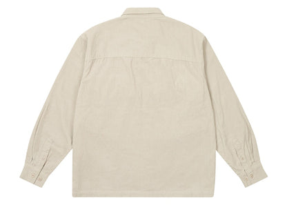Palace Cord Pdu Overshirt Concrete Grey