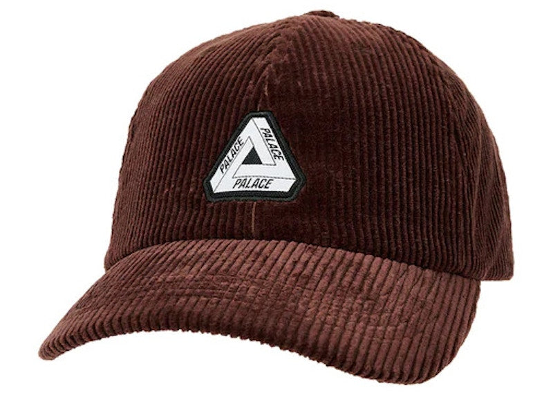 Palace Cord Tri-Ferg Patch 6-Panel Brown