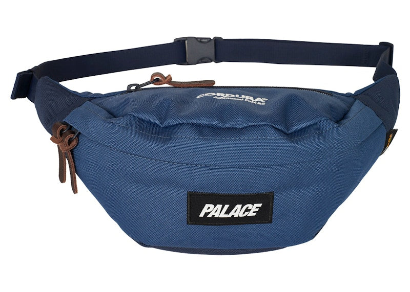 Palace Cordura Duck Canvas Cross Body Bag Blue/Navy