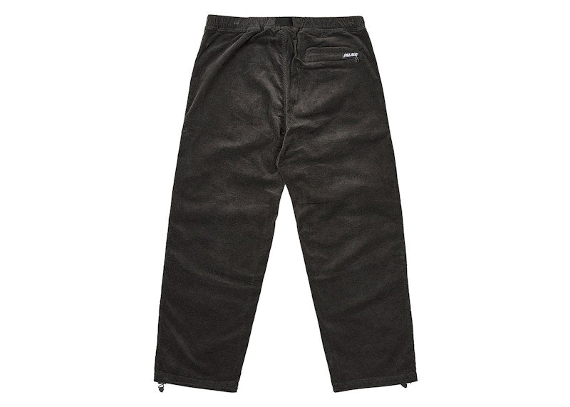 Palace Corduroy Belter Trouser Washed Black
