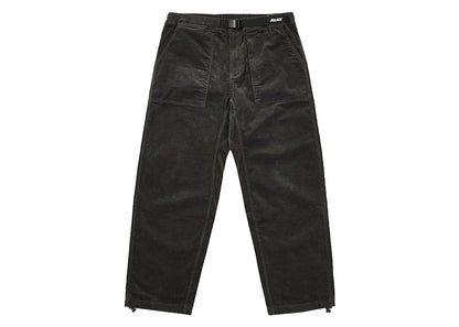Palace Corduroy Belter Trouser Washed Black