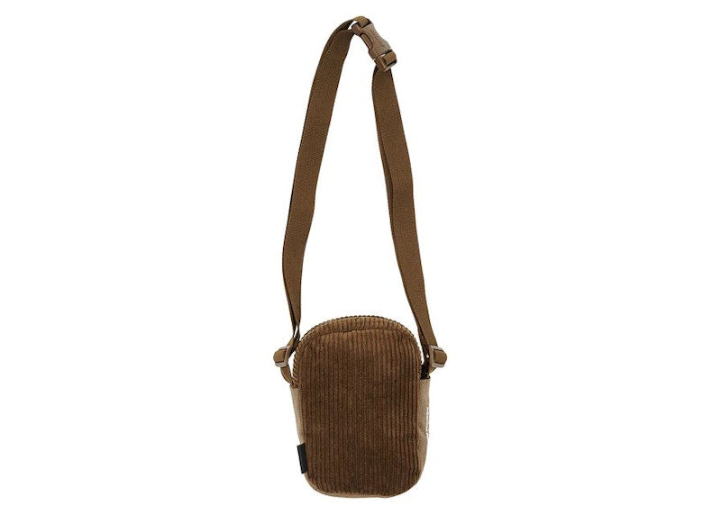 Palace Corduroy Shot Bag Brown