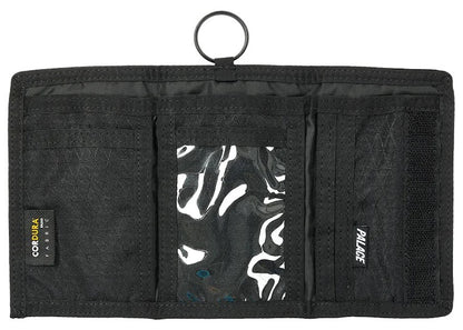 Palace Corduroy Tri Wallet Black
