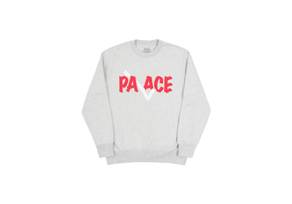 Palace Correct Crew Grey Marl