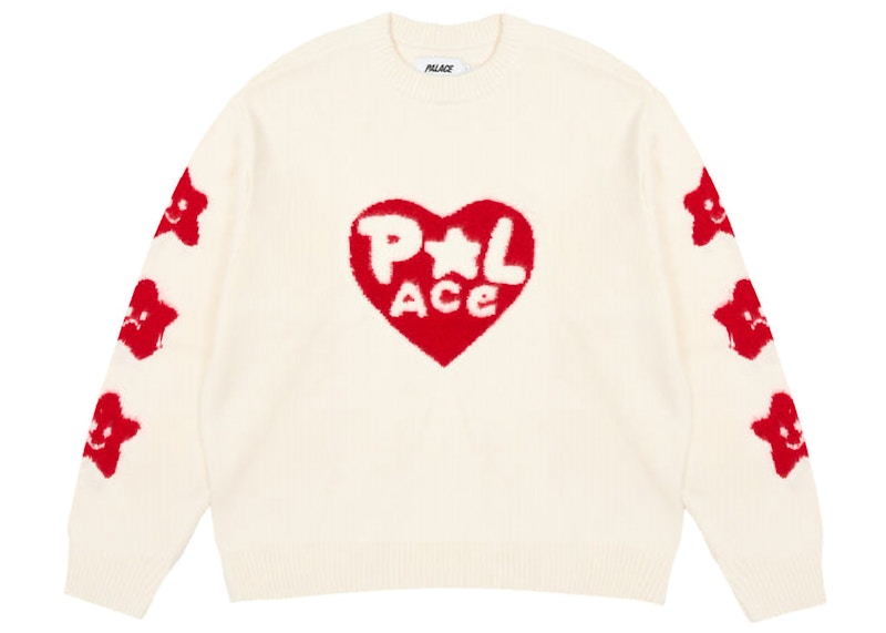 Palace Cosy Knit (FW24) Soft White