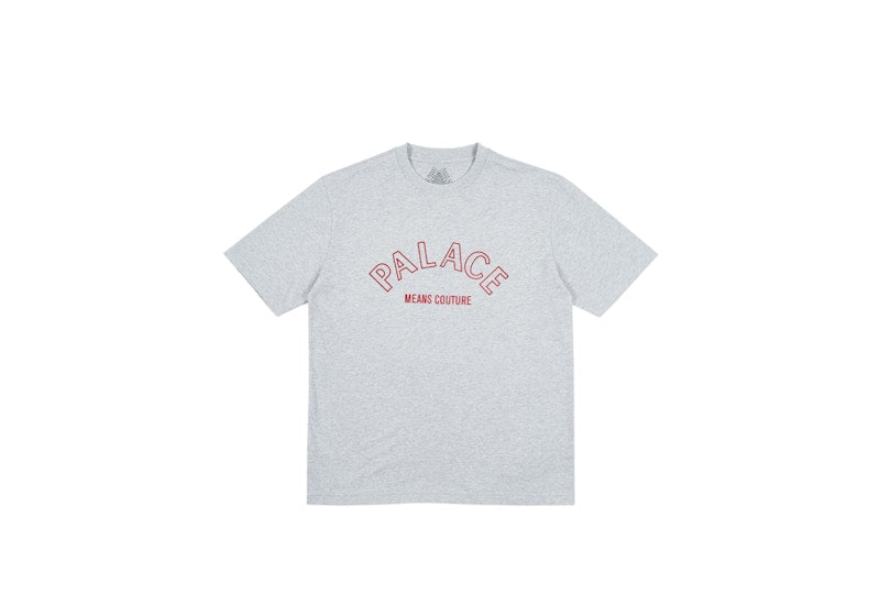 Palace Couture T-shirt Grey Marl