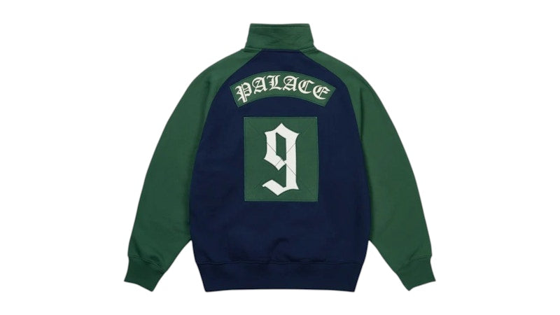 Palace Crest Sweat Navy/Racey Green