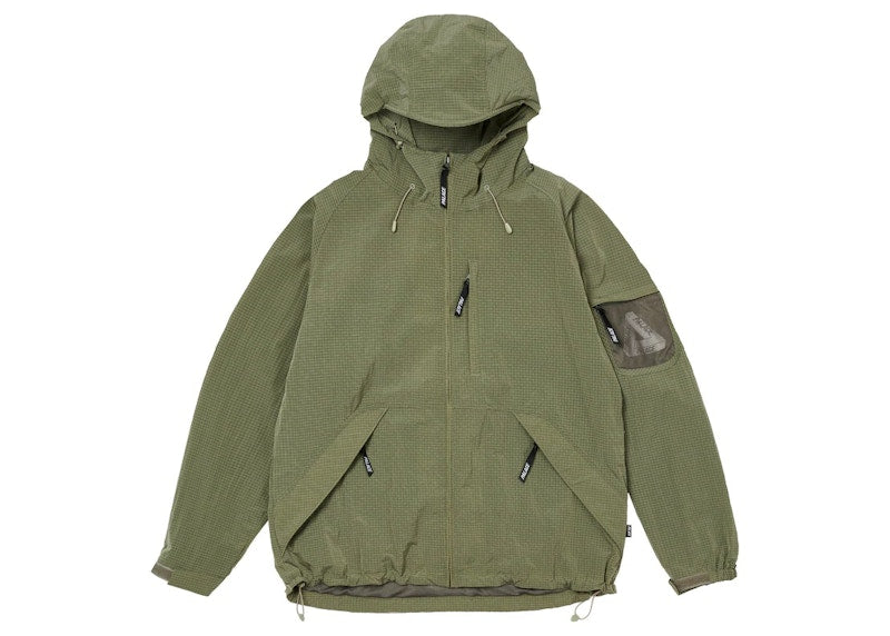 Palace Cripstop Grid Jacket Olive