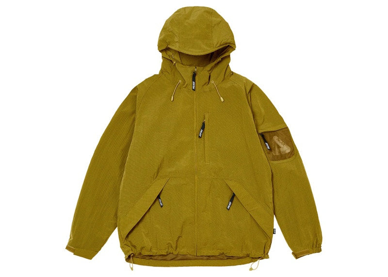 Palace Cripstop Grid Jacket Yellow