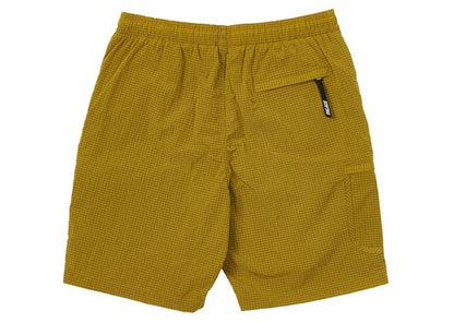 Palace Cripstop Grid Shorts Yellow