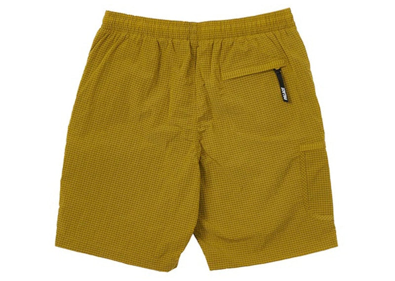 Palace Cripstop Grid Shorts Yellow