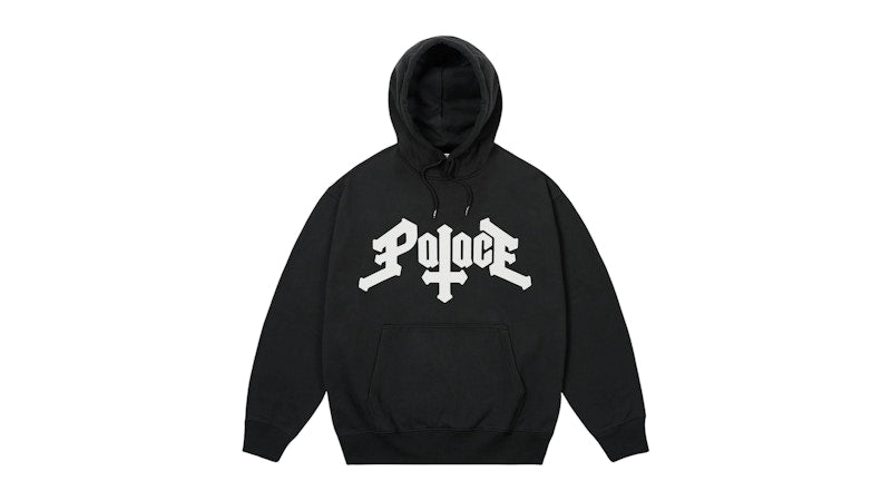 Palace Cross Hood Black