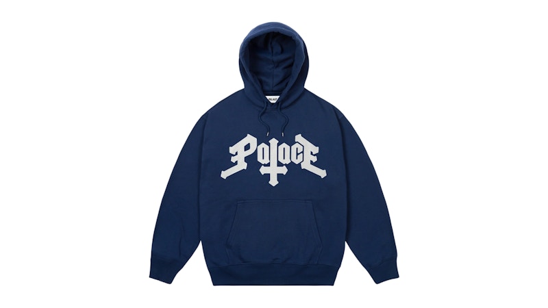 Palace Cross Hood Navy