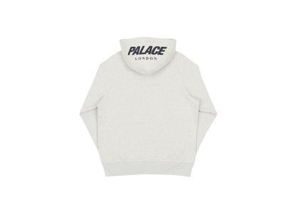 Palace Custom 1/4 Zip Hood Grey Marl