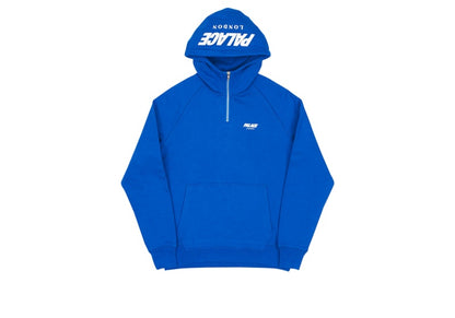 Palace Custom 1/4 Zip Hood Royal