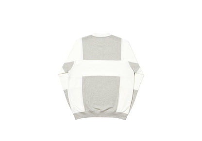 Palace Cut Mit Sew Crewneck Off White
