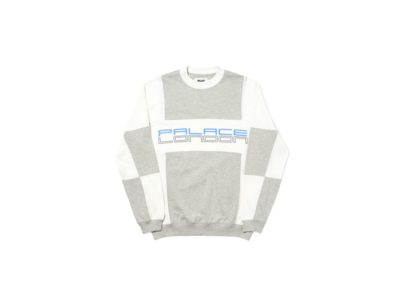 Palace Cut Mit Sew Crewneck Off White