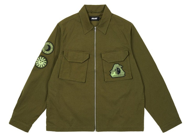 Palace Da One Cargo Jacket Olive