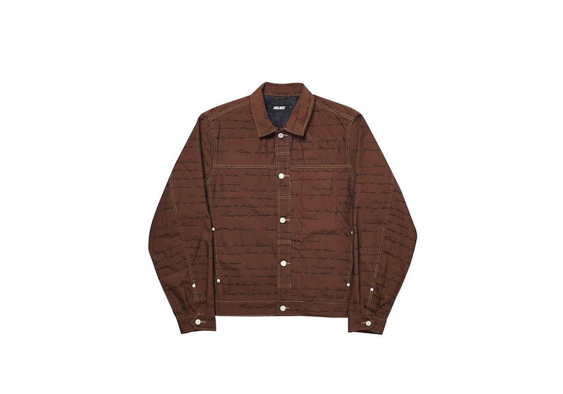 Palace Das Mind Jacket Orange/Black