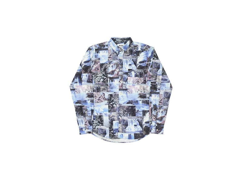 Palace Das Water Falls Shirt Blue