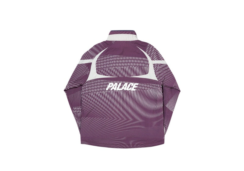 Palace Dazzler Shell Jacket Plum/Grey