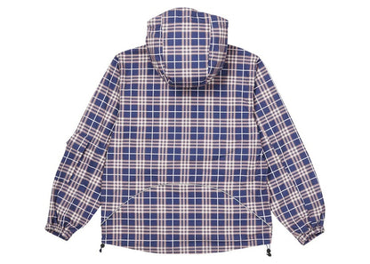 Palace Deflector 1/2 Zip Jacket Navy Check