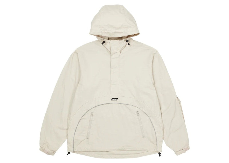 Palace Deflector 1/2 Zip Jacket Stone