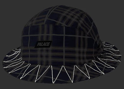 Palace Deflector Shell Boonie Blue Check