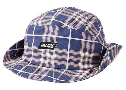 Palace Deflector Shell Boonie Blue Check