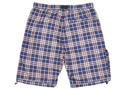 Palace Deflector Shorts Navy Check