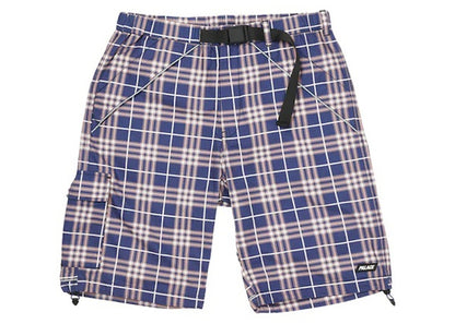 Palace Deflector Shorts Navy Check