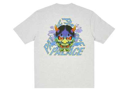 Palace Demon P3 T-Shirt Grey Marl
