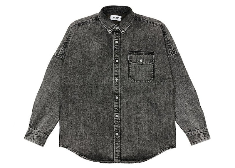 Palace Denim Bossy Shirt Washed Black