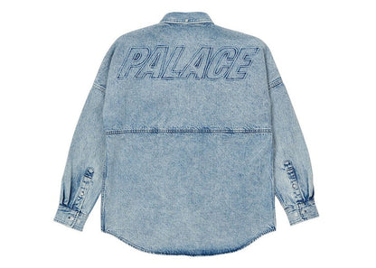 Palace Denim Bossy Shirt Washed Blue