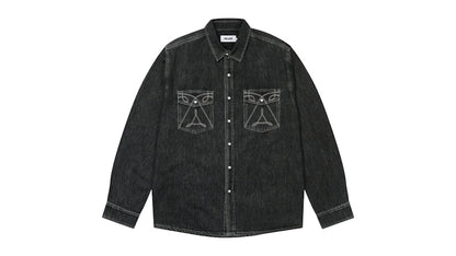 Palace Denim Western Over Shirt Black