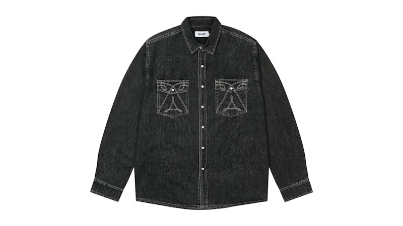 Palace Denim Western Over Shirt Black