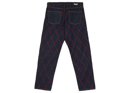 Palace Diamond Stitch Jean Indigo