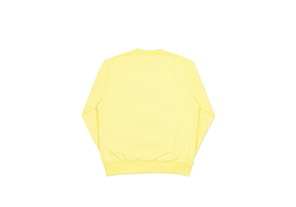 Palace Dif Strokes Crew Light Yellow