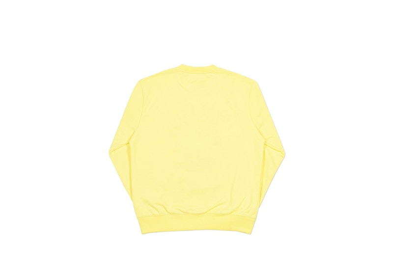 Palace Dif Strokes Crew Light Yellow