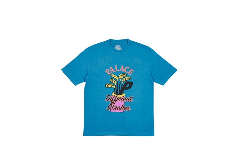 Palace Diff Strokes T-shirt Blue
