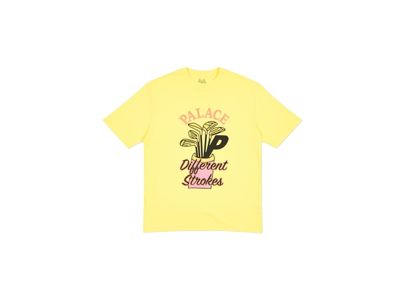 Palace Diff Strokes T-shirt Light Yellow