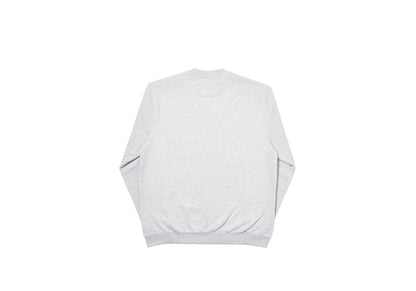 Palace Discuss Crew Grey Marl