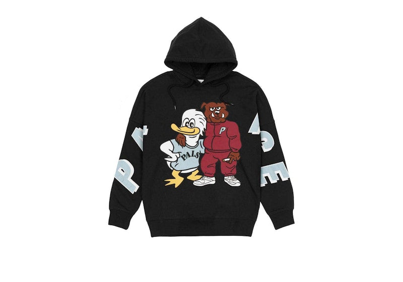 Palace Dog And Duck Drop Shoulder Hood Black